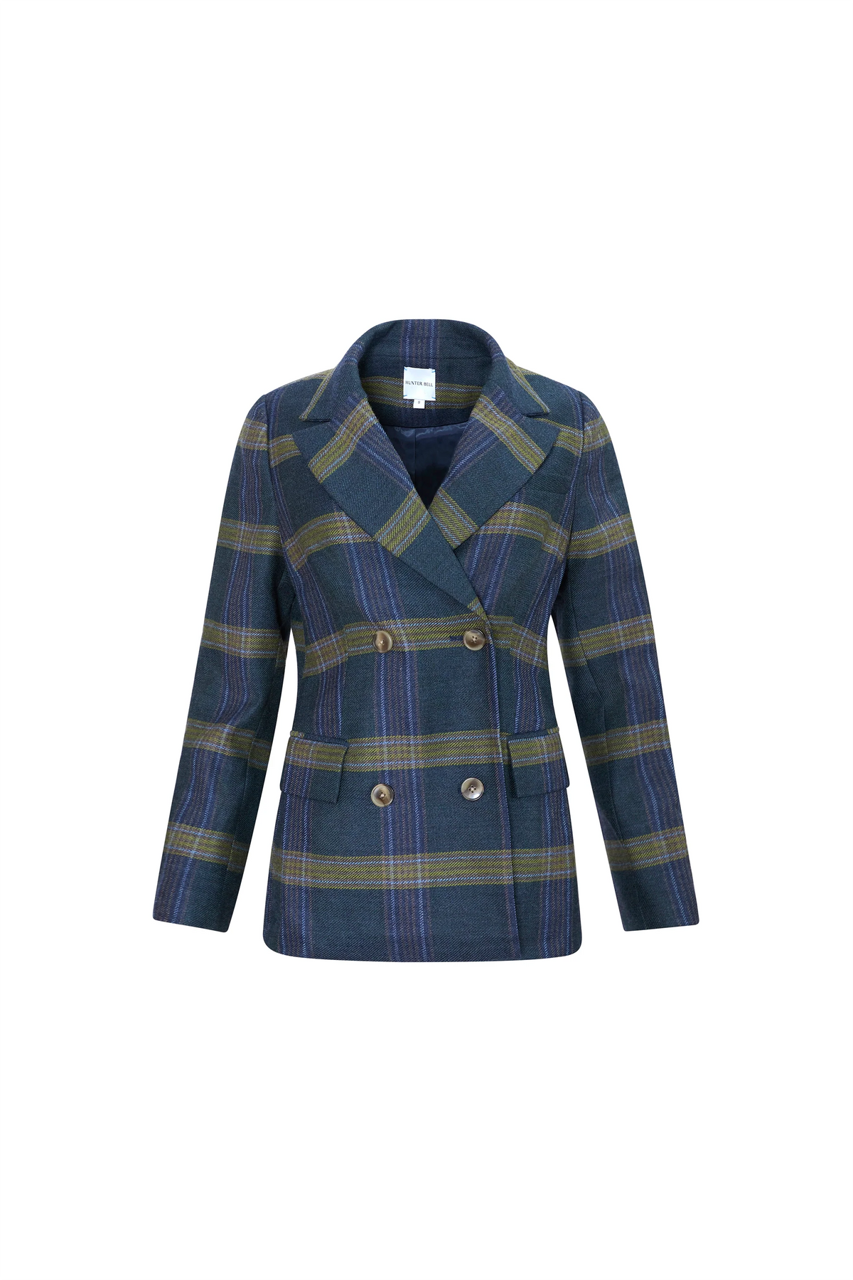 The Huntley Blazer in Stirling Plaid. 
