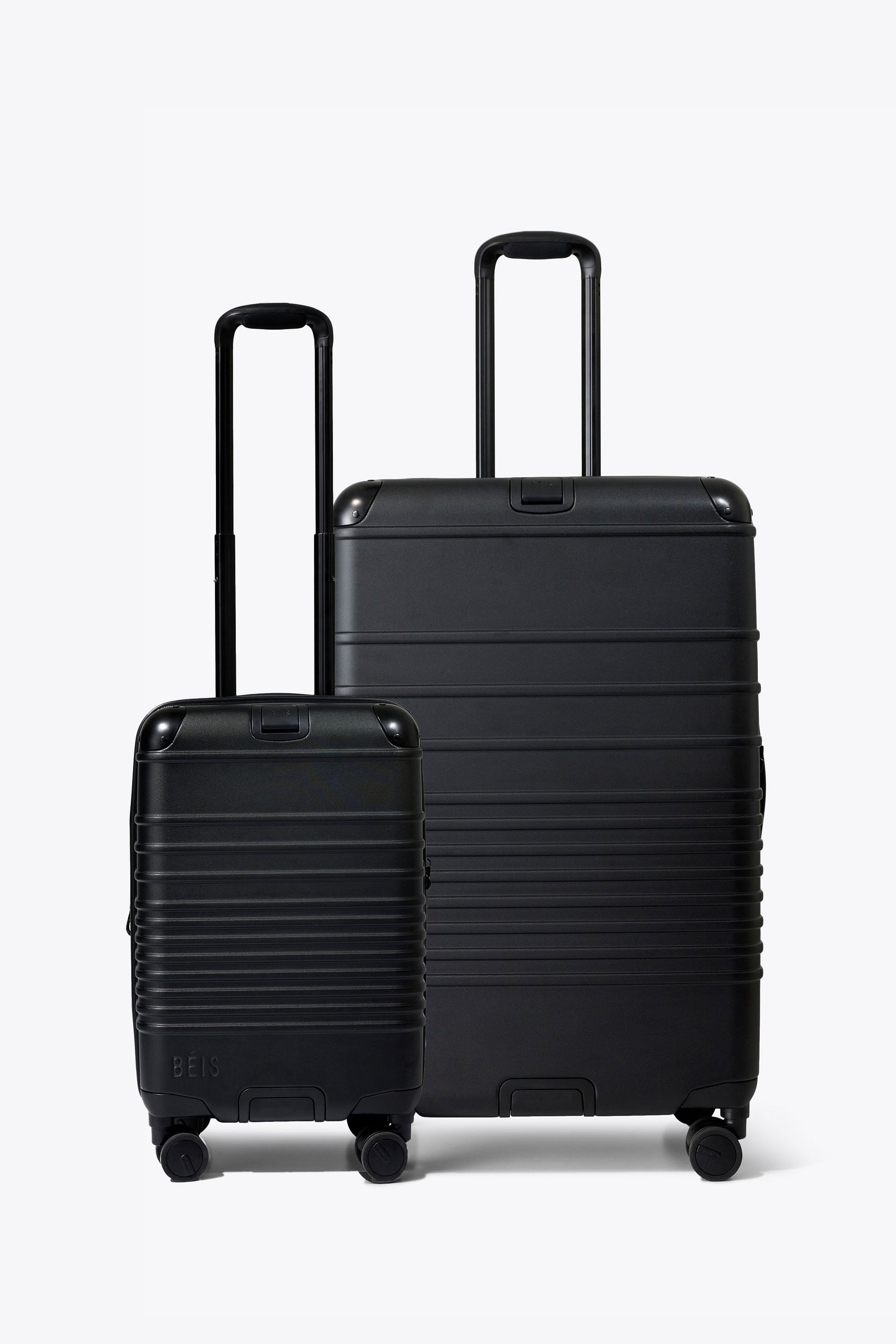 The Hybrid Luggage Set- Black