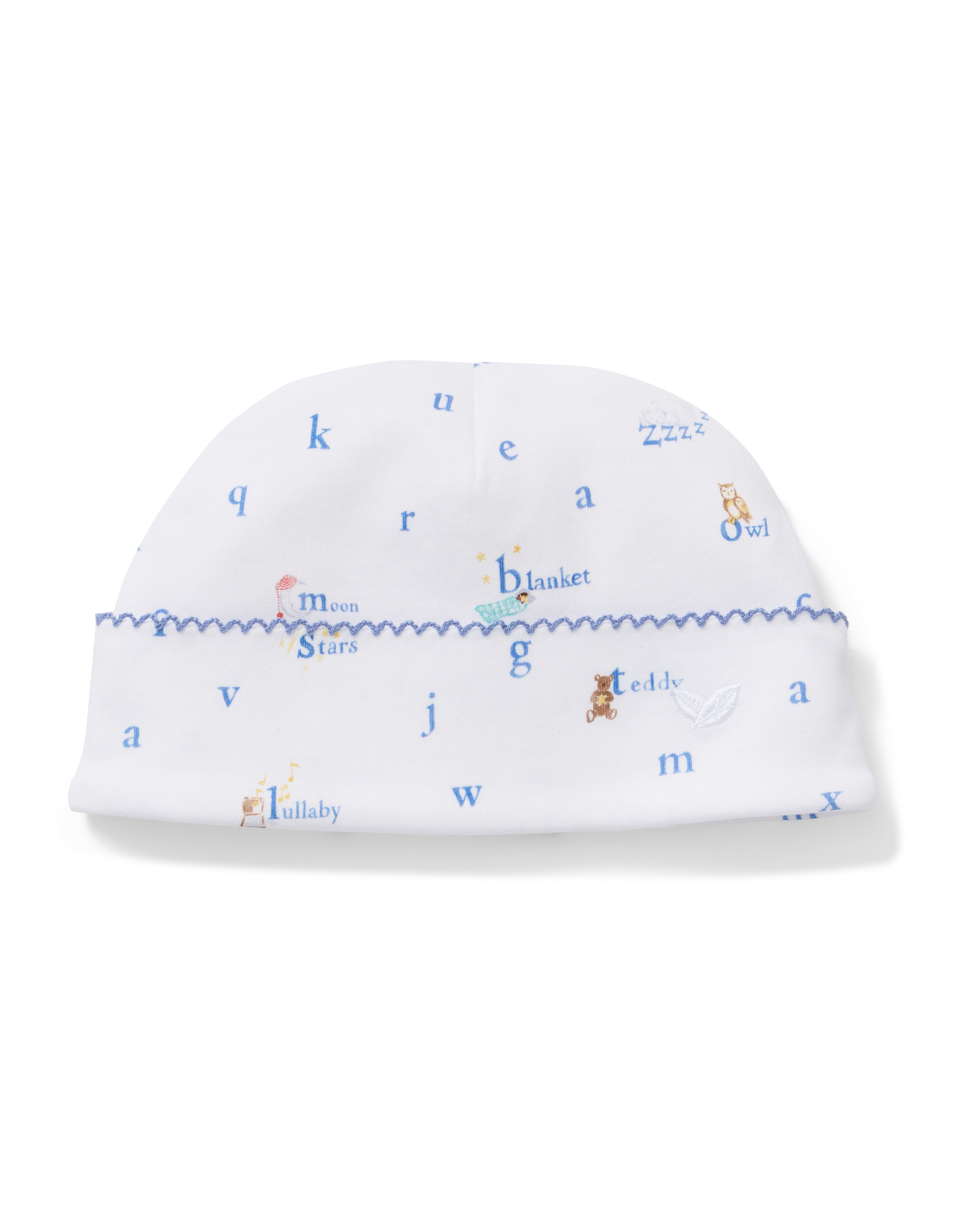 Baby's Pima Hat in Letters and Lullabies