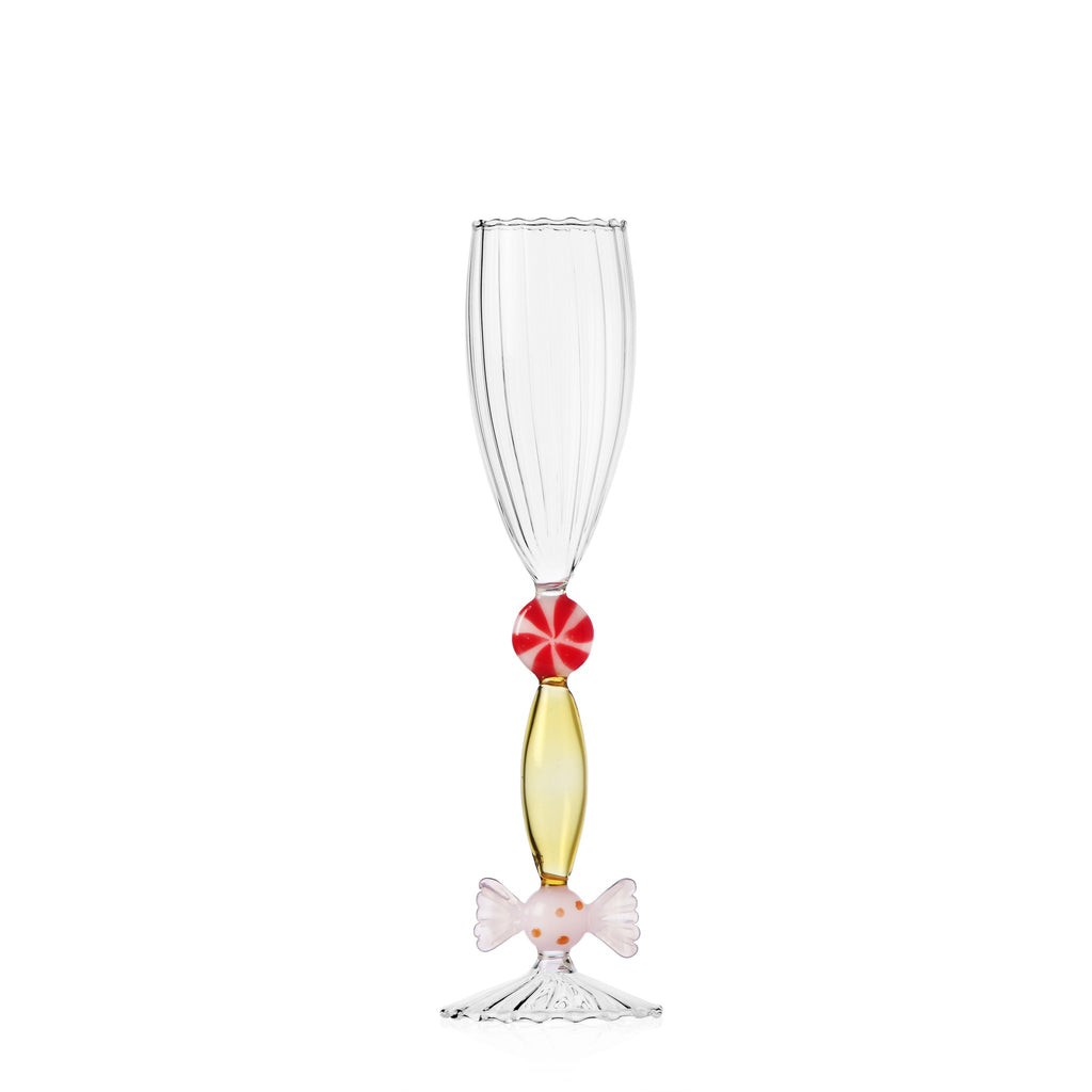 Ichendorf Sweet And Candy - Flute Pink/Red Lollipop W/Pink Candy