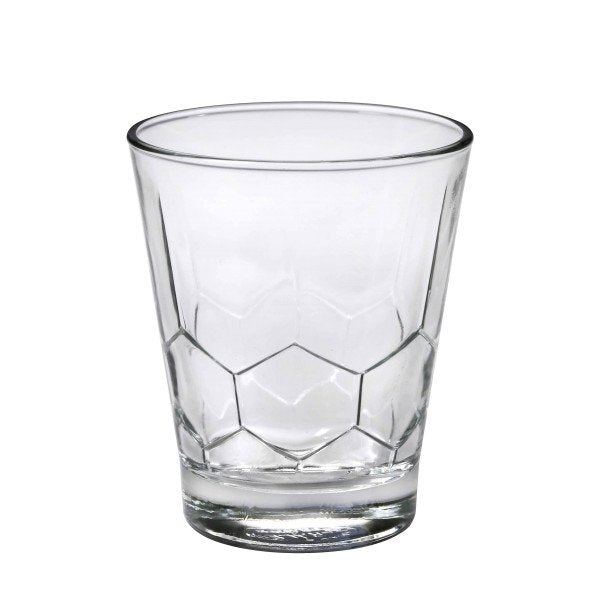 Hexagon Clear Tumbler, Set of 6