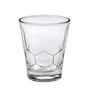 Hexagon Clear Tumbler, Set of 6