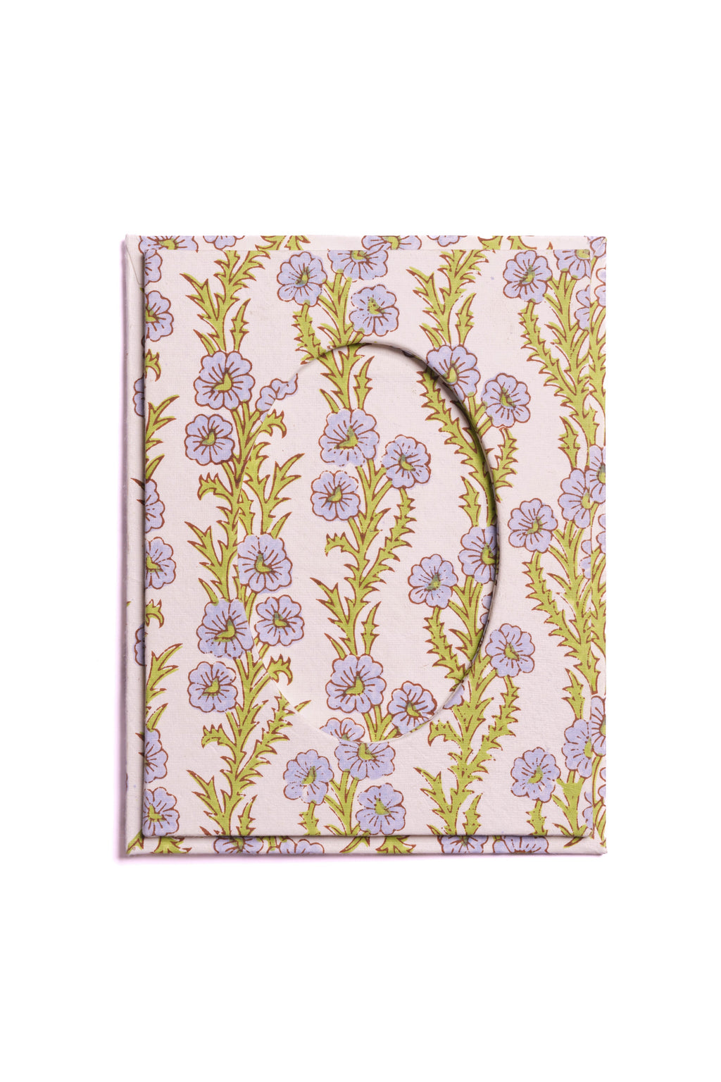 Picture Frame 4x6 in Circular Forget-Me-Not Floral