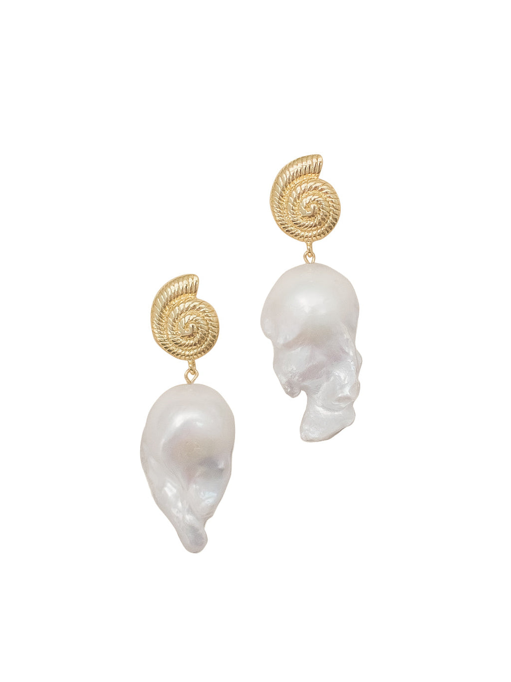 Ida Earrings in White