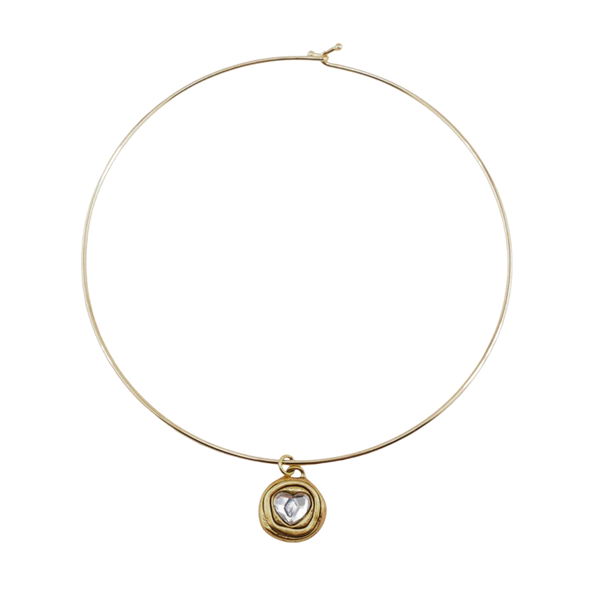 I Heart New York Bezel Necklace