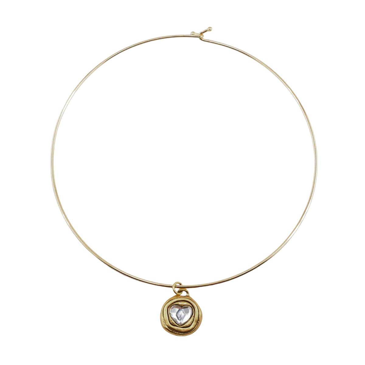 I Heart New York Bezel Necklace