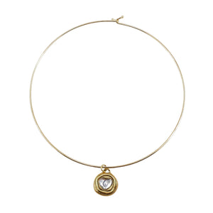 I Heart New York Bezel Necklace