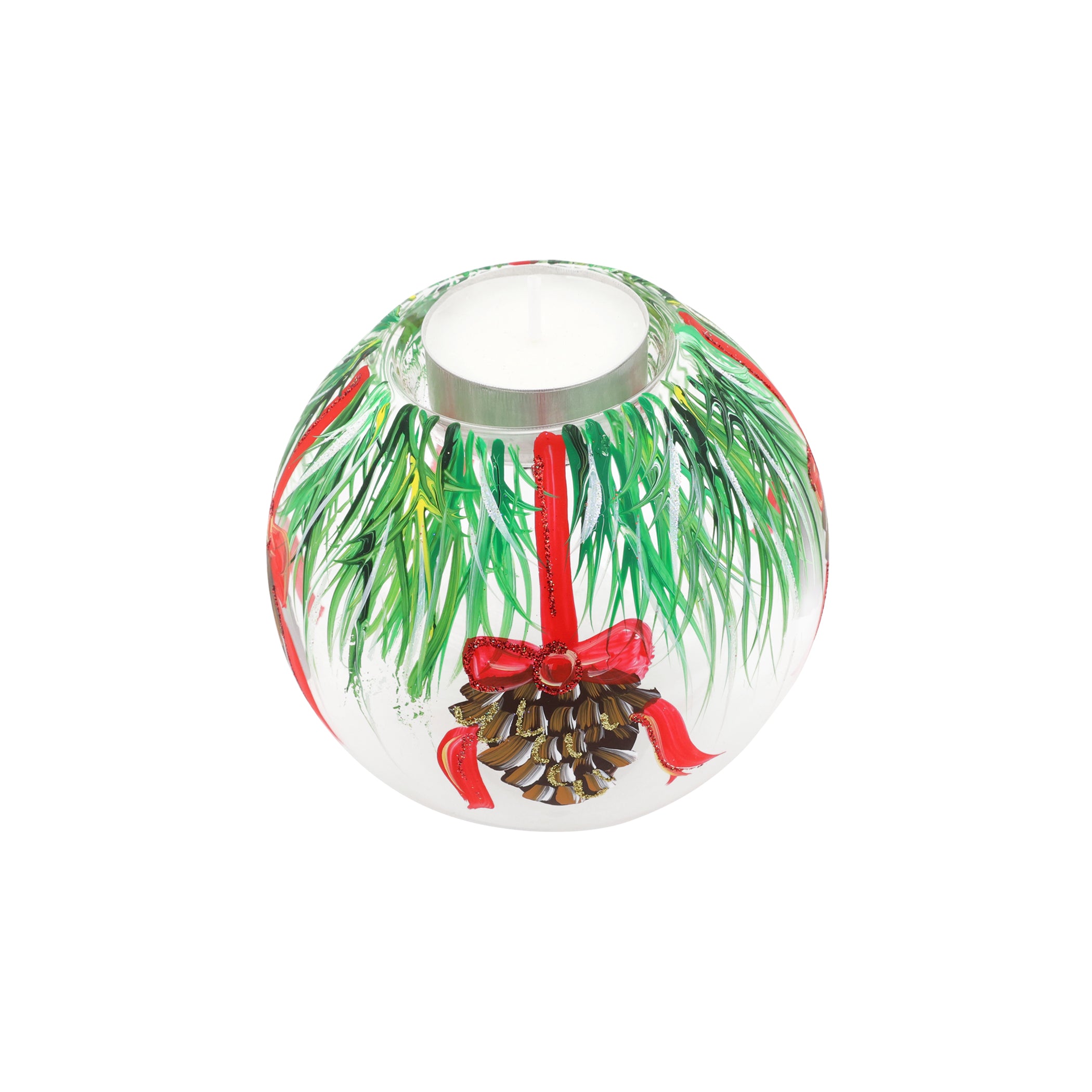 Illuminare Holiday Pinecones Votive in Green