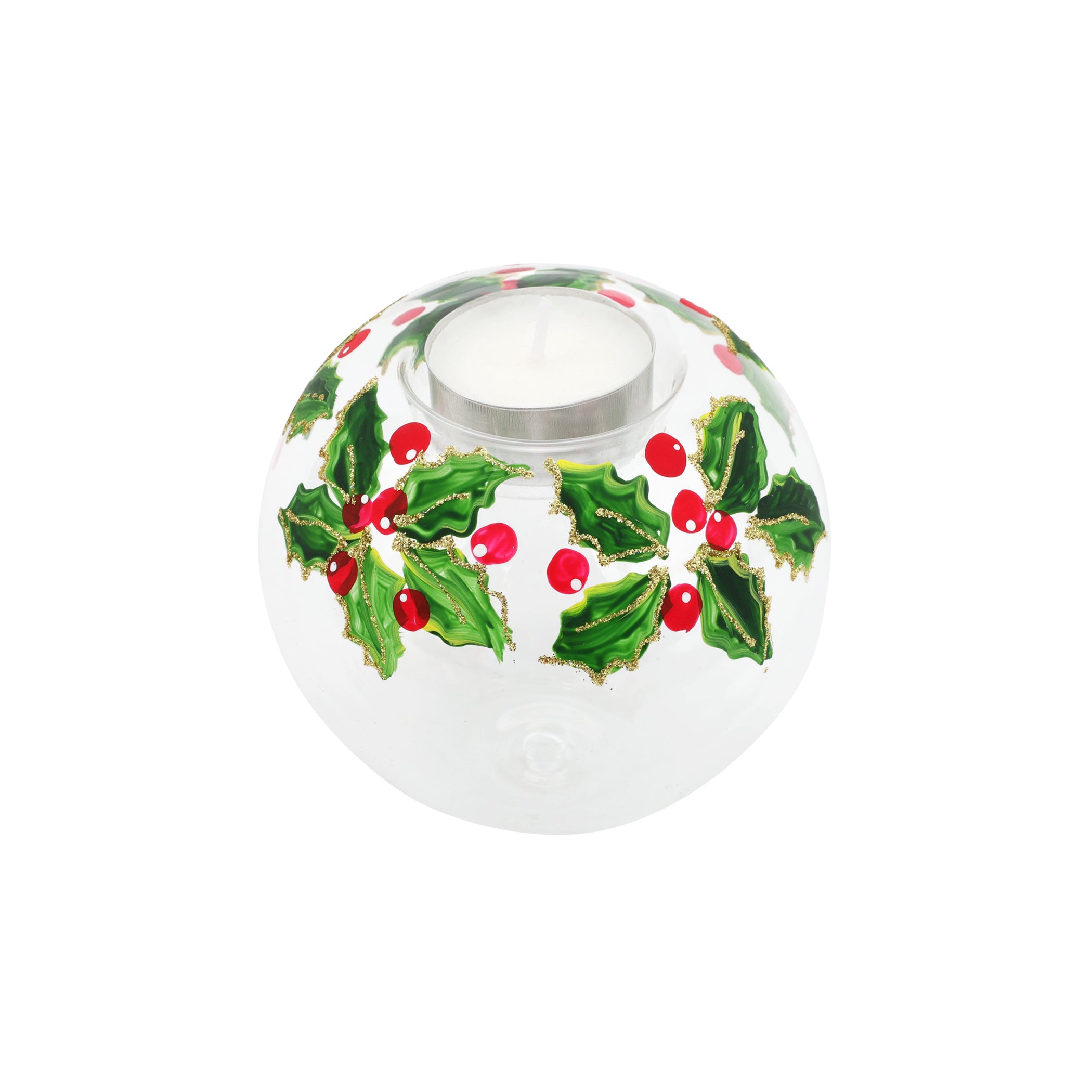 Illuminare Holly Votive in Green