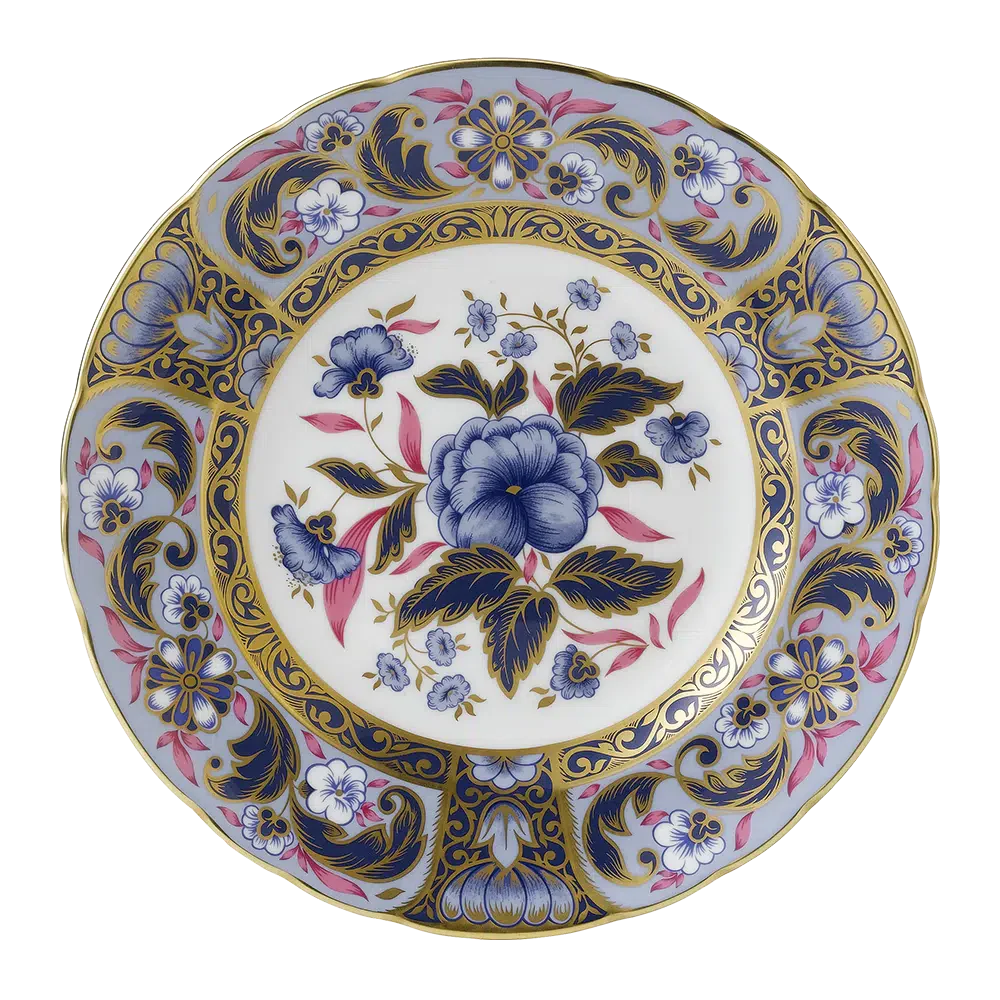 Imari Accent Collection in Blue Camellias