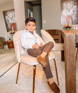 Blair Estate Tweed Shirt and Pants Set - Petite Maison Kids