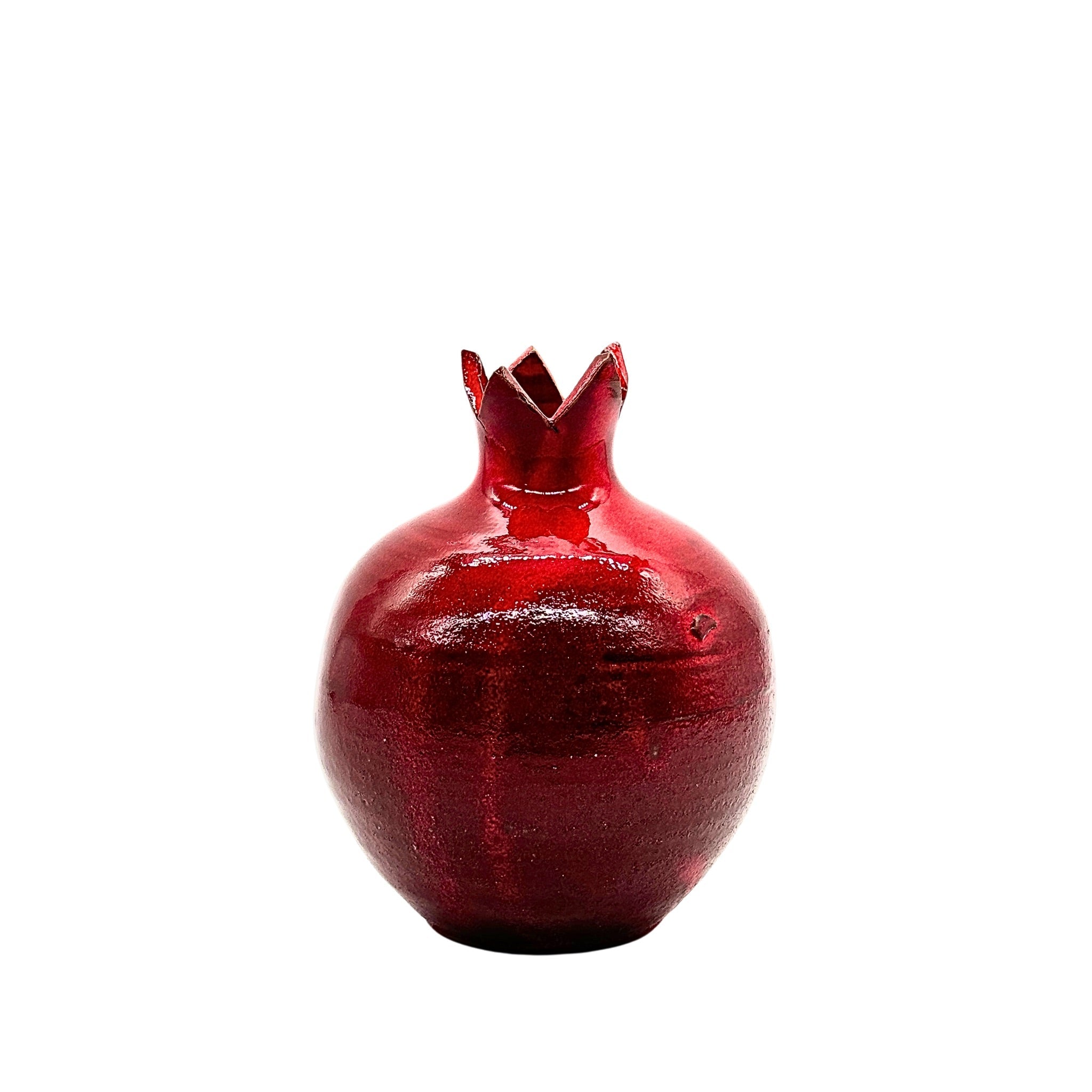 Ceramic Pomegranate Vase - 5”