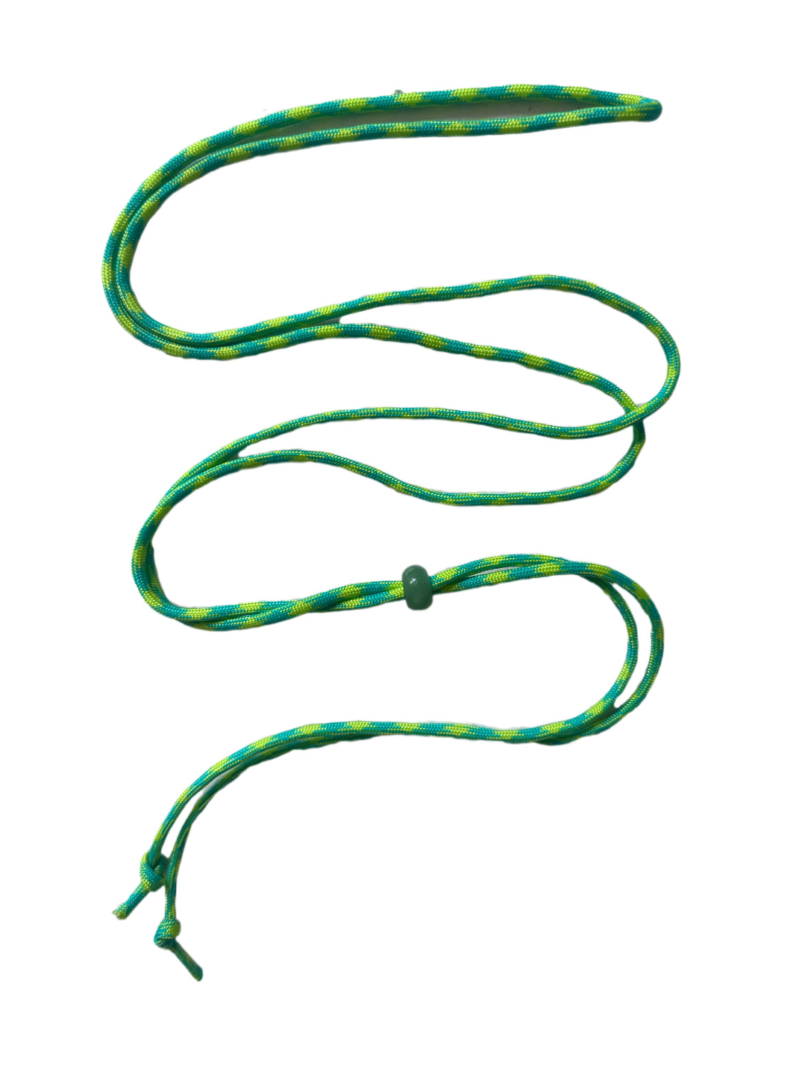 Begonia Sun Hat in Neon Green Lanyard with Jade Toggle