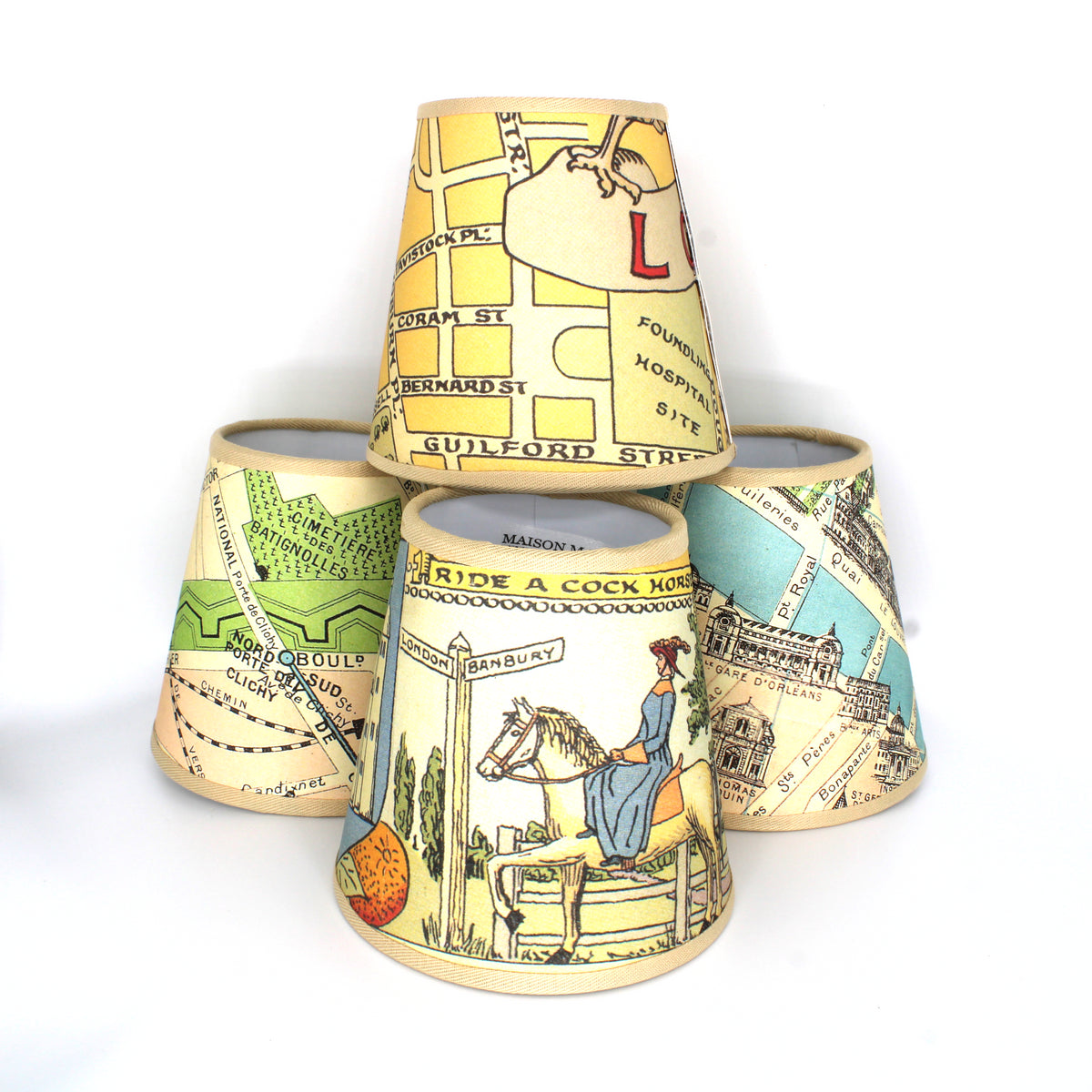 London Maps Shade Covers