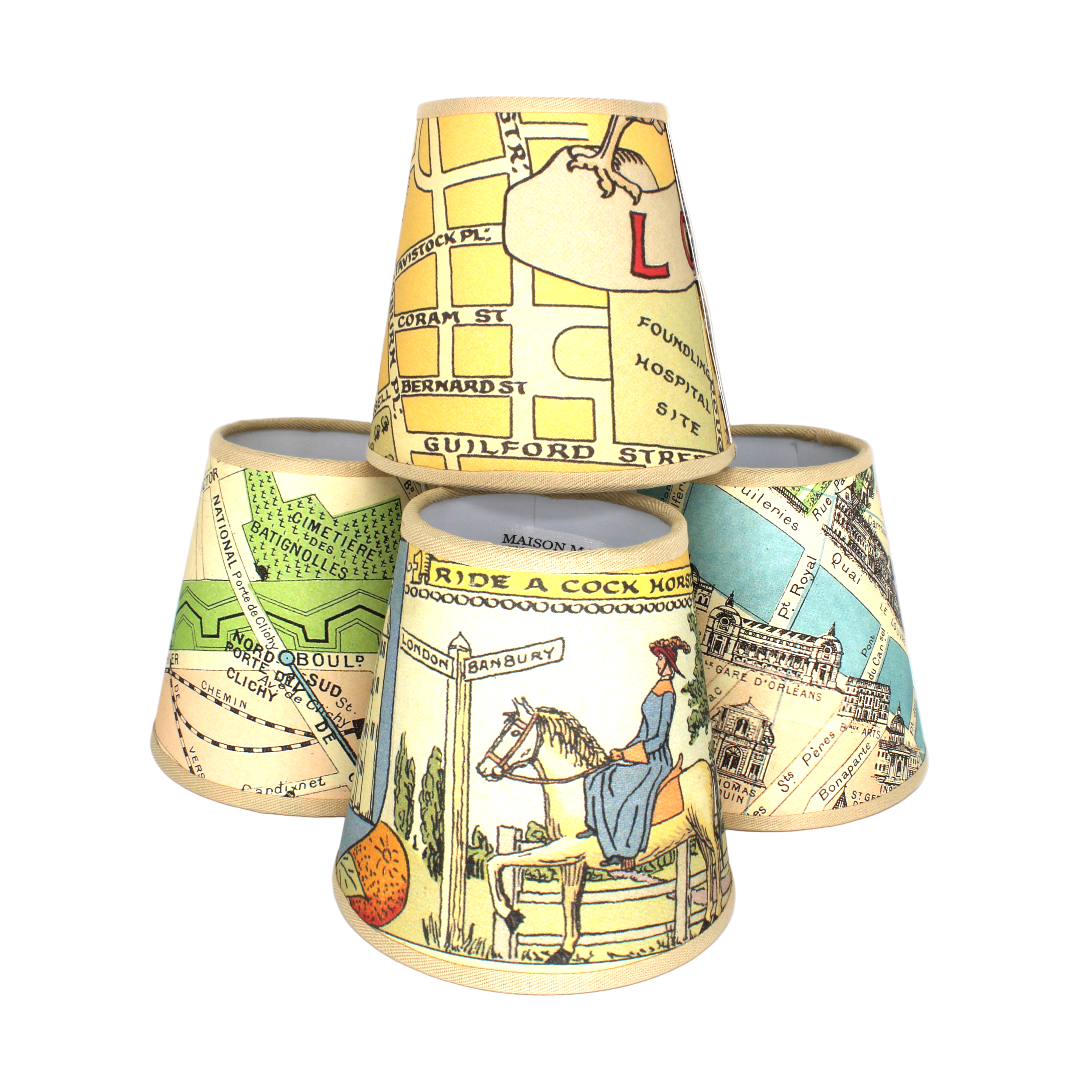 Paris Maps Shade Covers