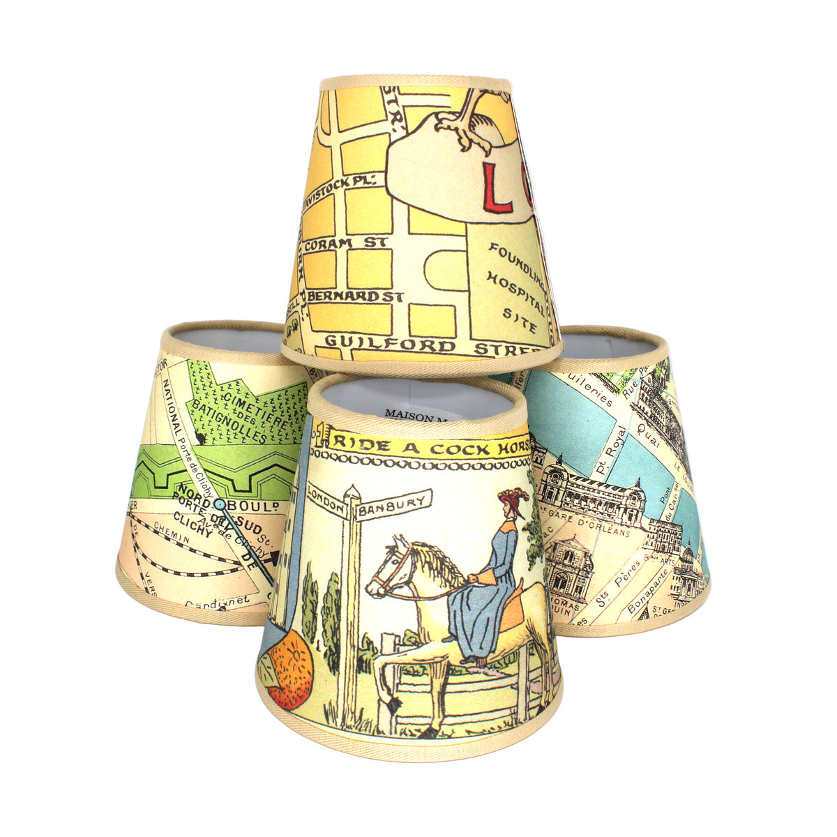 Paris Maps Shade Covers