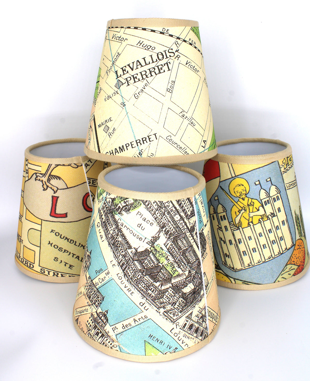 Paris Maps Shade Covers