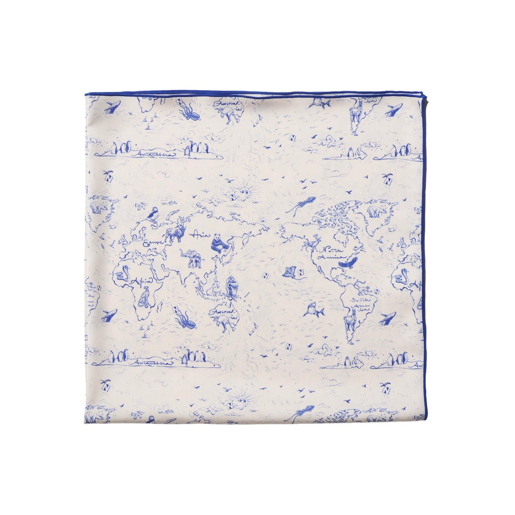 Atlas Scarf in Blue