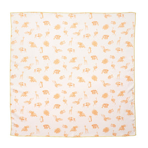 Mystical Creatures Scarf in Orange