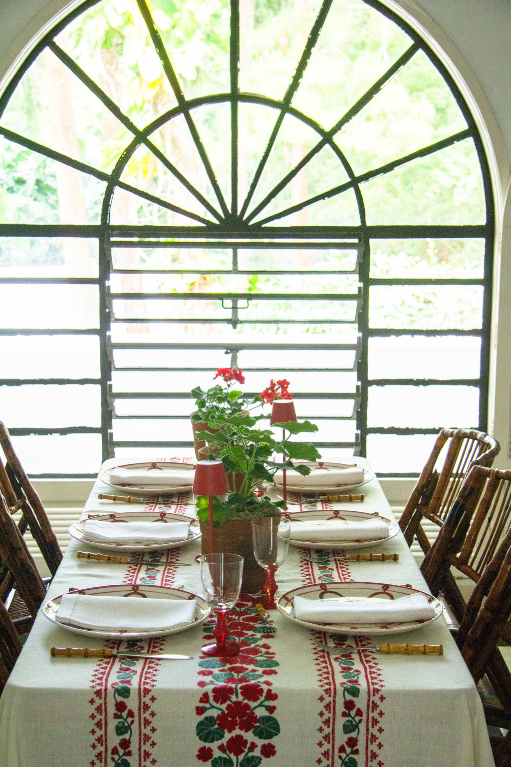 Geranio Rectangular Tablecloth