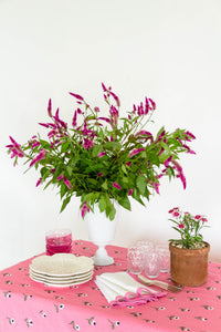 Manzanilla Rectangular Tablecloth in Bougainvillea