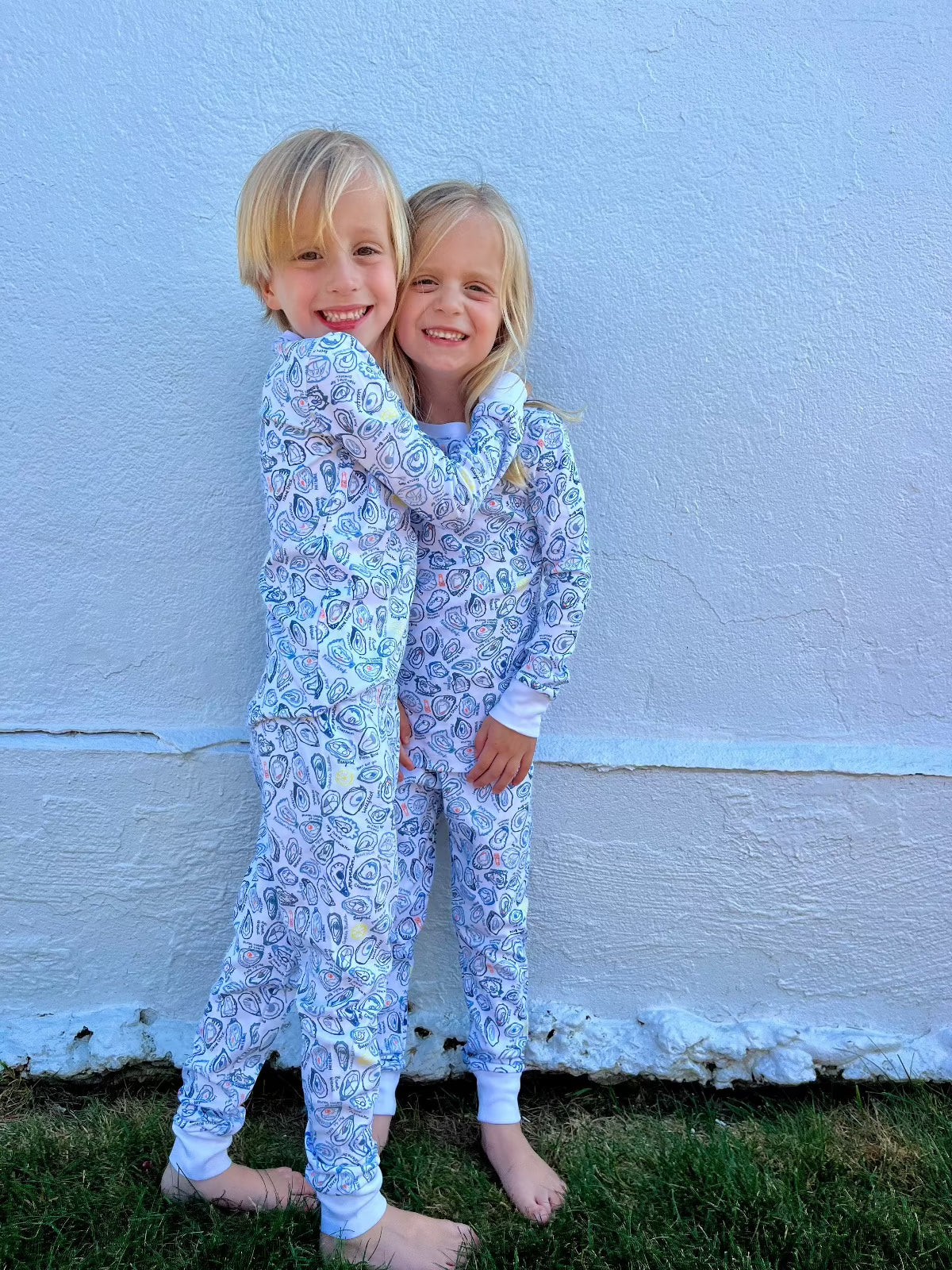 Oysters Two Piece Kids Pajamas