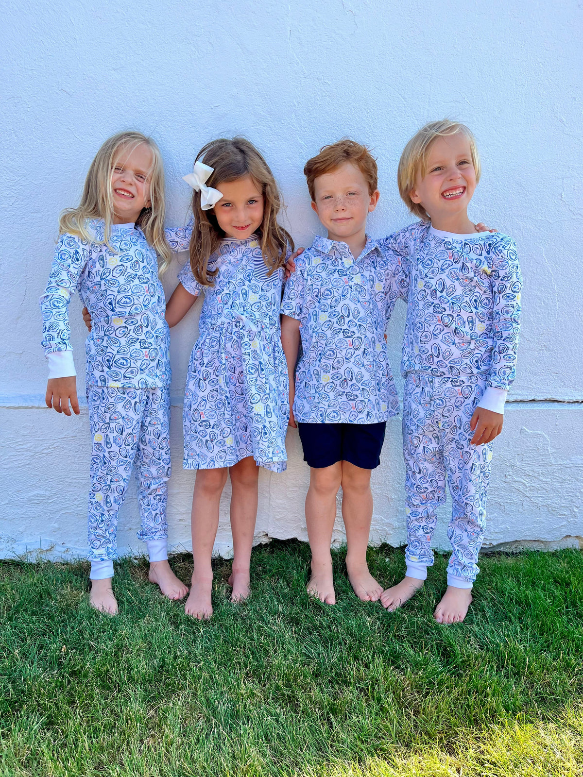 Oysters Two Piece Kids Pajamas