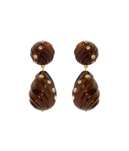 Raeni Drop Earrings in Tortoise