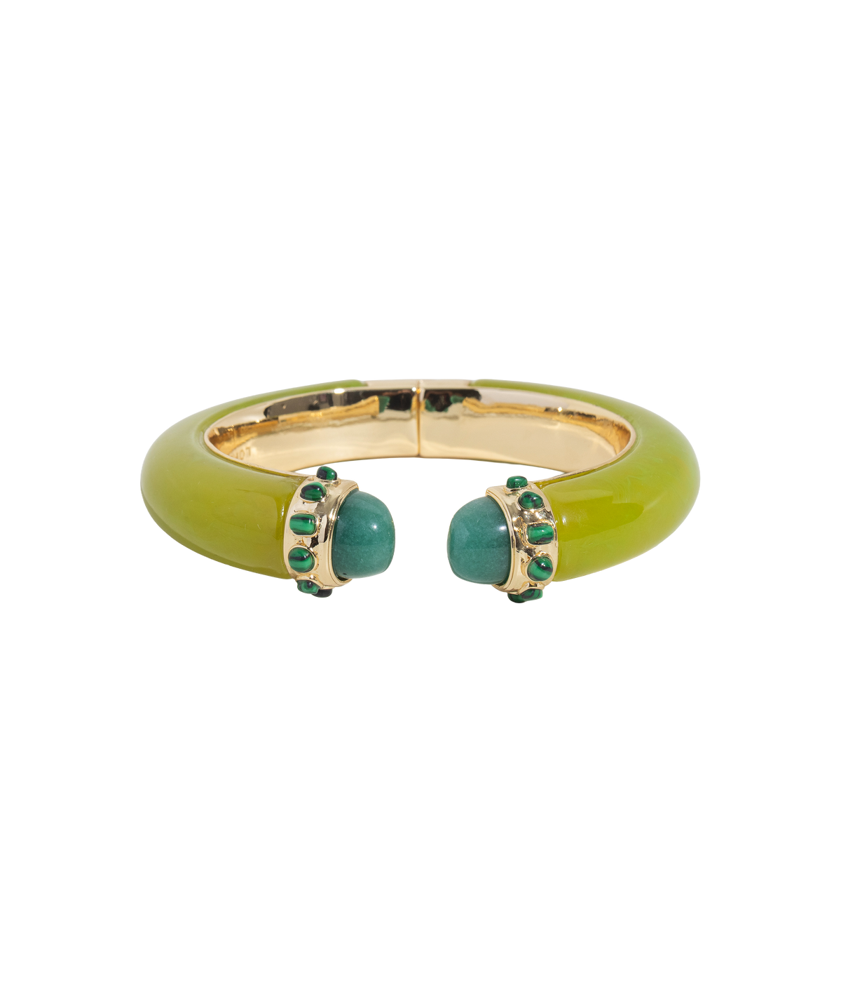 Cordelia Cuff Bracelet in Chartreuse - Loren Hope