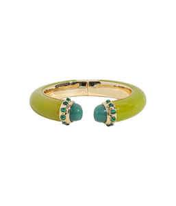Cordelia Cuff Bracelet in Chartreuse - Loren Hope