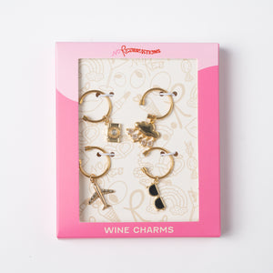 JetSetter Wine Charm Bundle, Set of 4