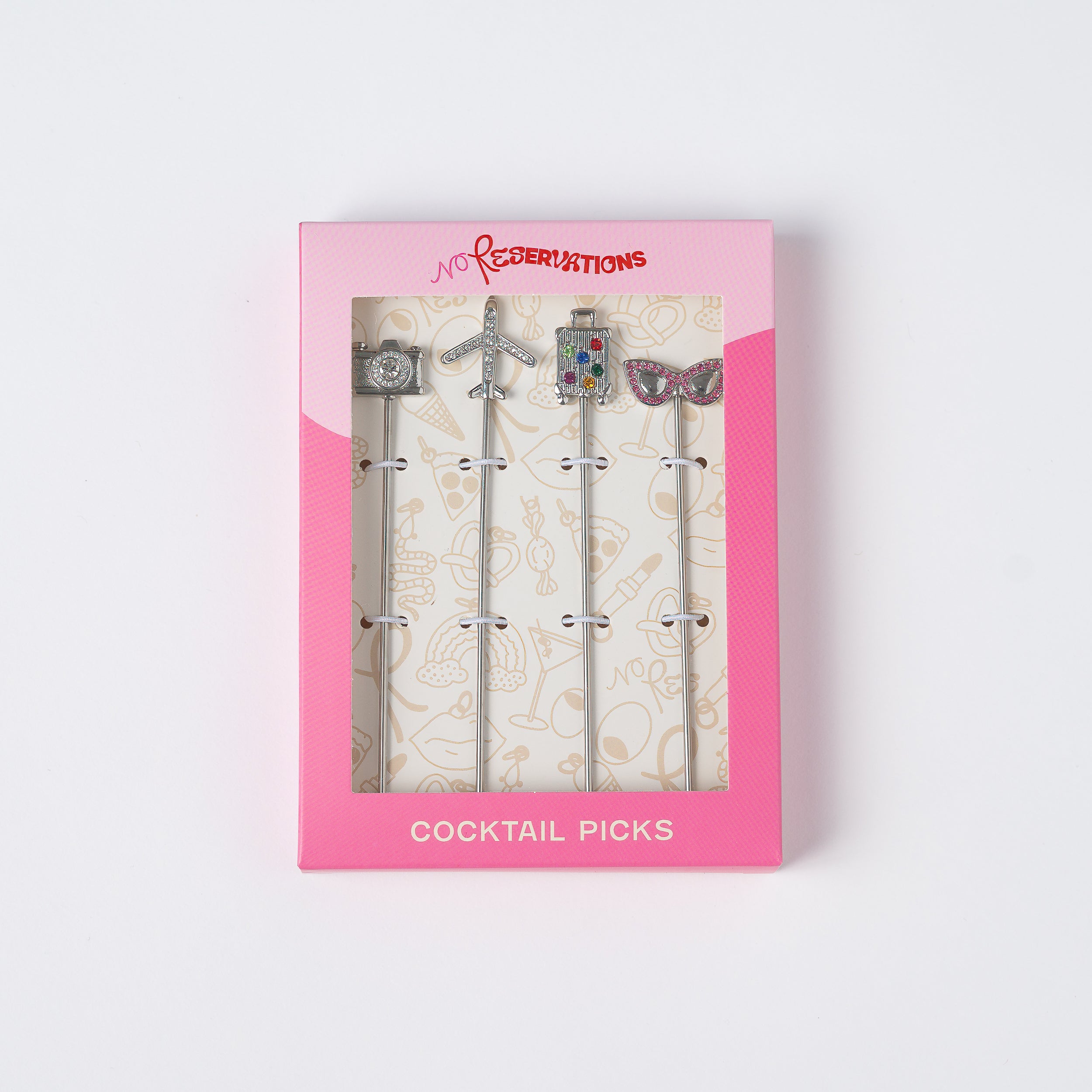 Jet Setter Cocktail Pick, Set of 4