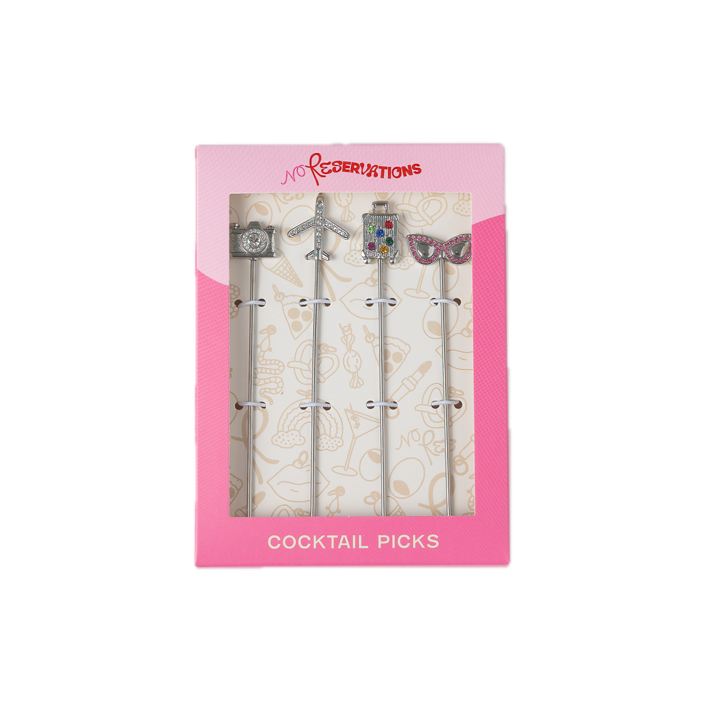 Jet Setter Cocktail Pick, Set of 4