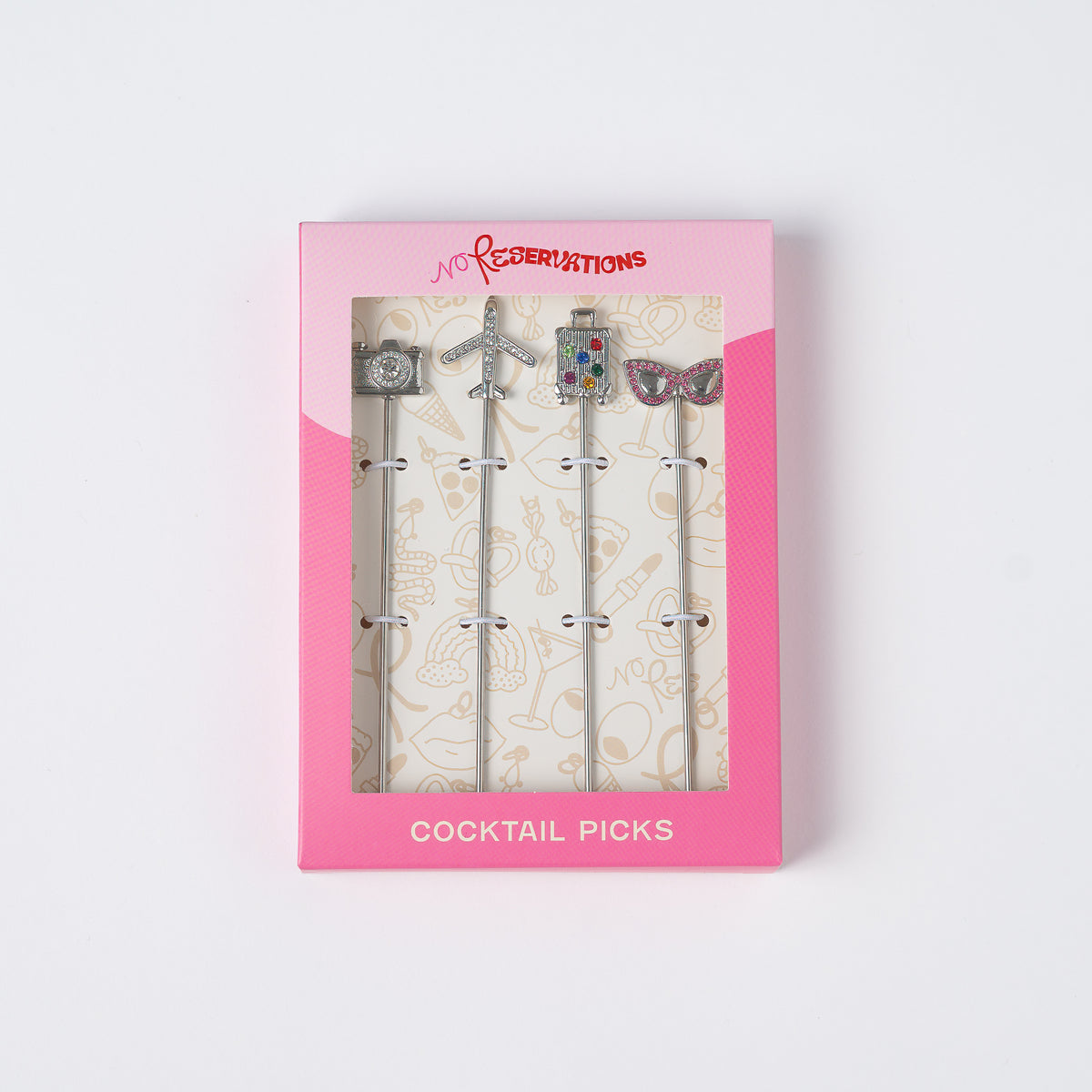 Jet Setter Cocktail Pick, Set of 4