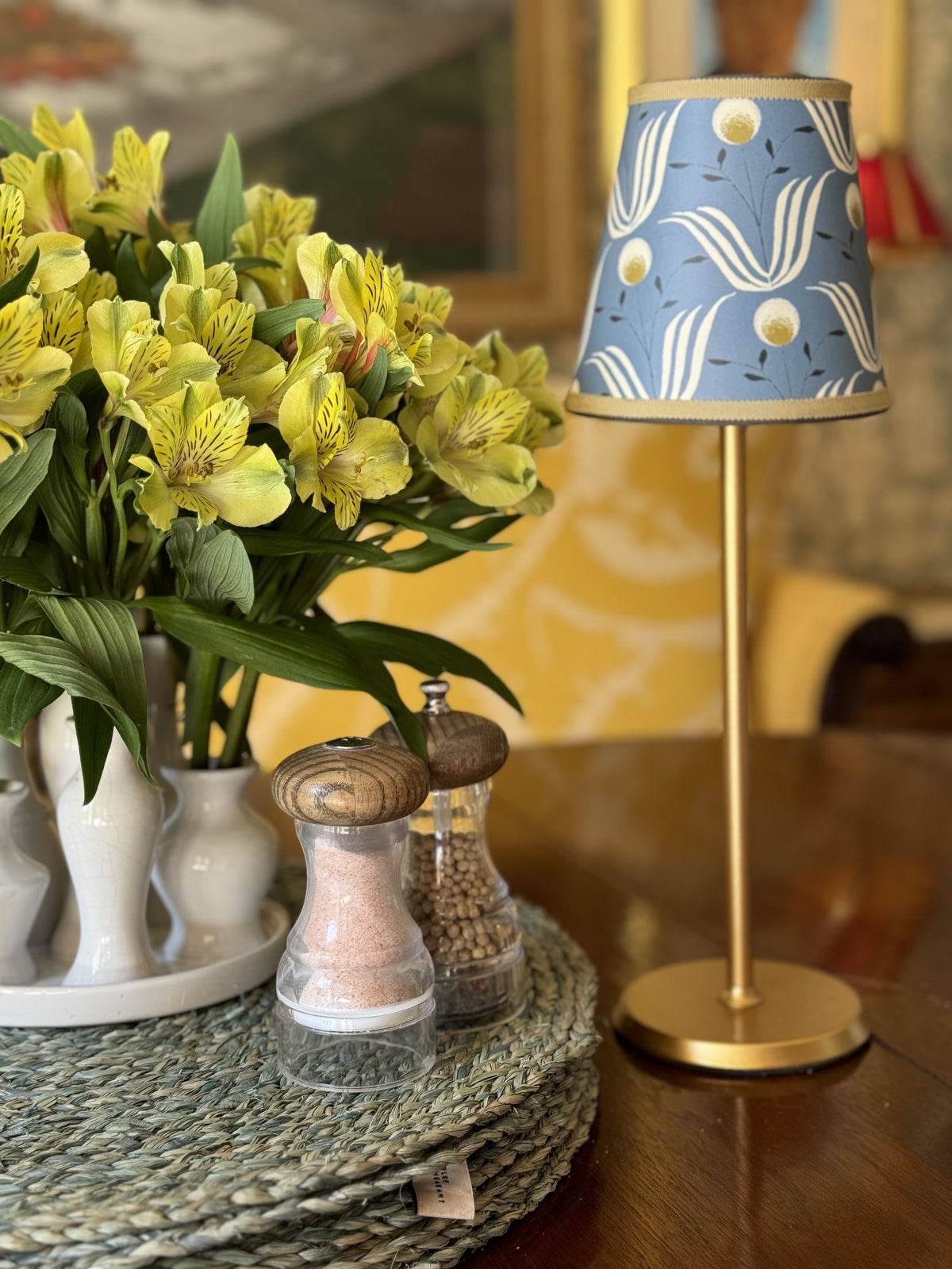 Mitchell Black Spring Bloom Collection Blue Salt