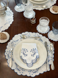 Spring Linen Placemat in Blue
