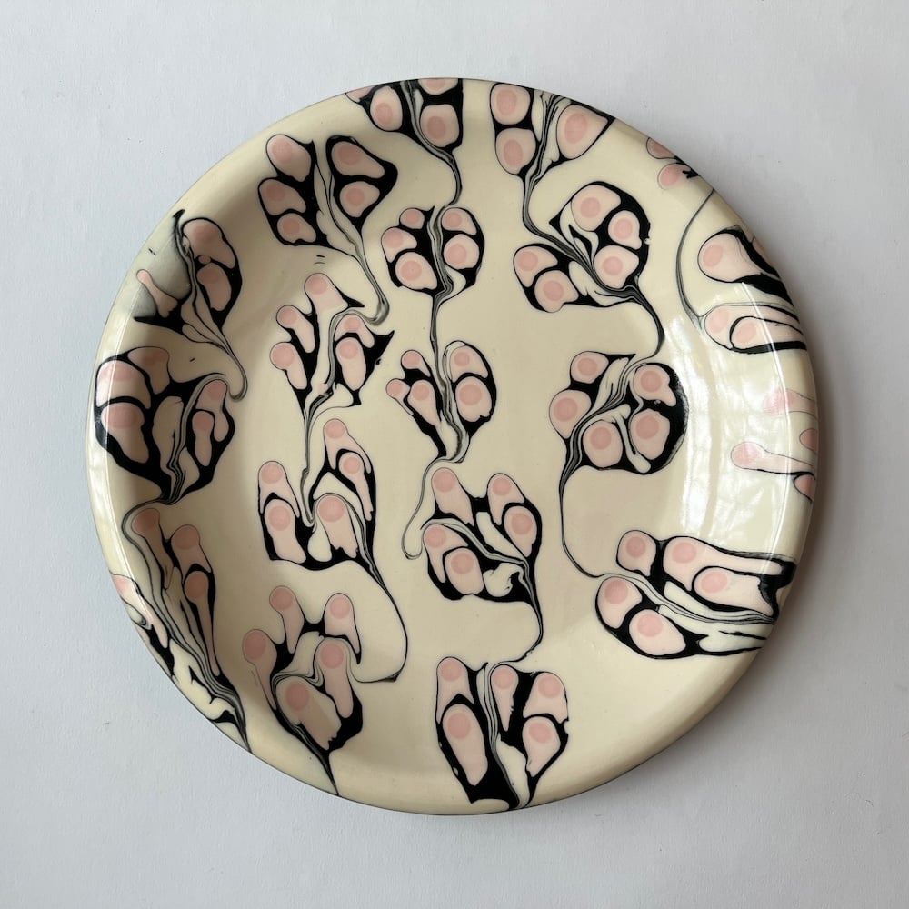 Blush Leaf Salad Plate