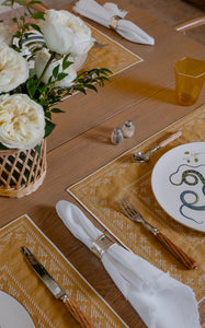 Hexagon Napkin Rings, Set of 4