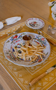 Pedralbes Placemats in Marigold, Set of 4