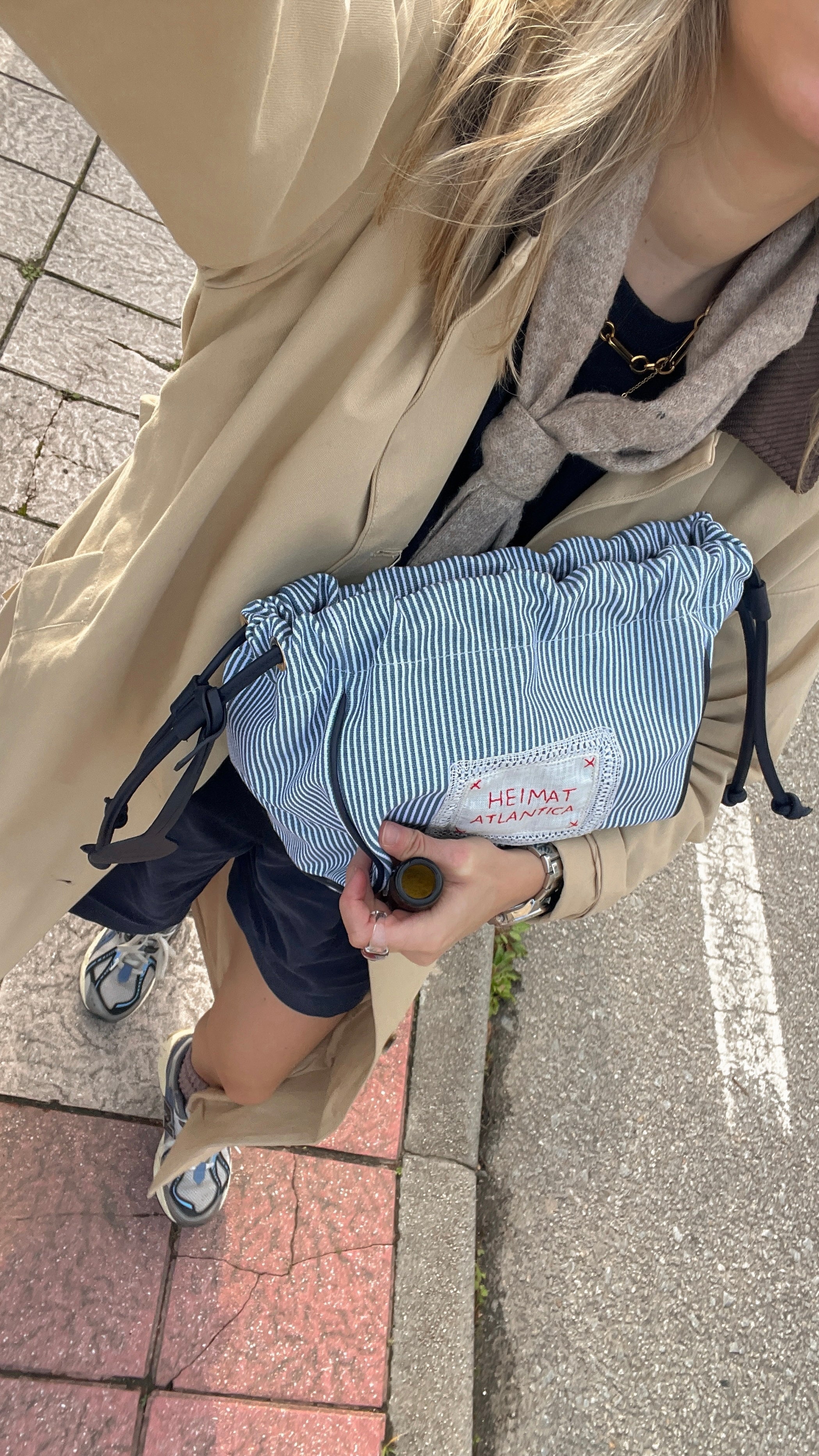 "Camarinas" Pouch in Blue