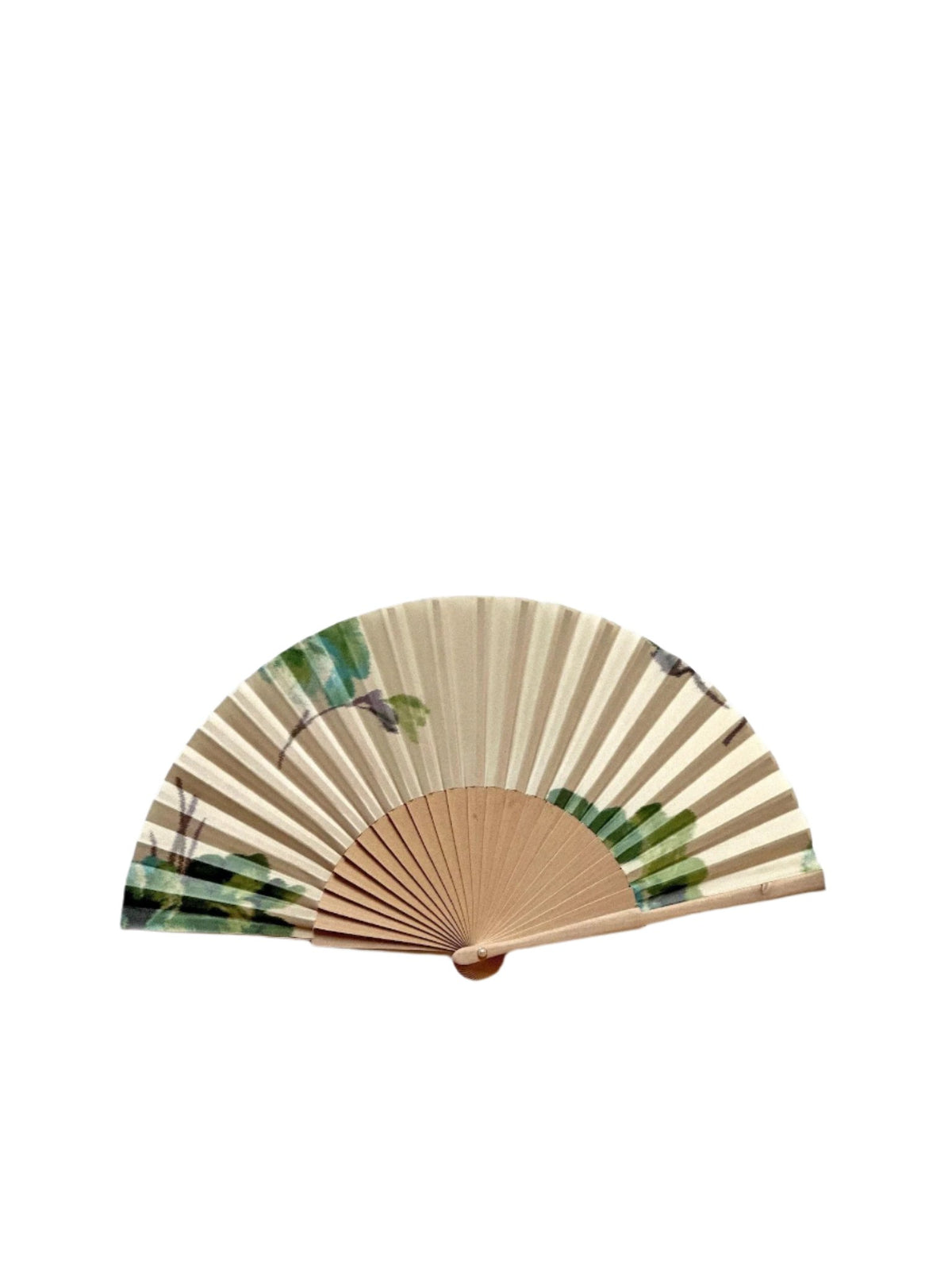 Medici Hand Fan in Blue and Green