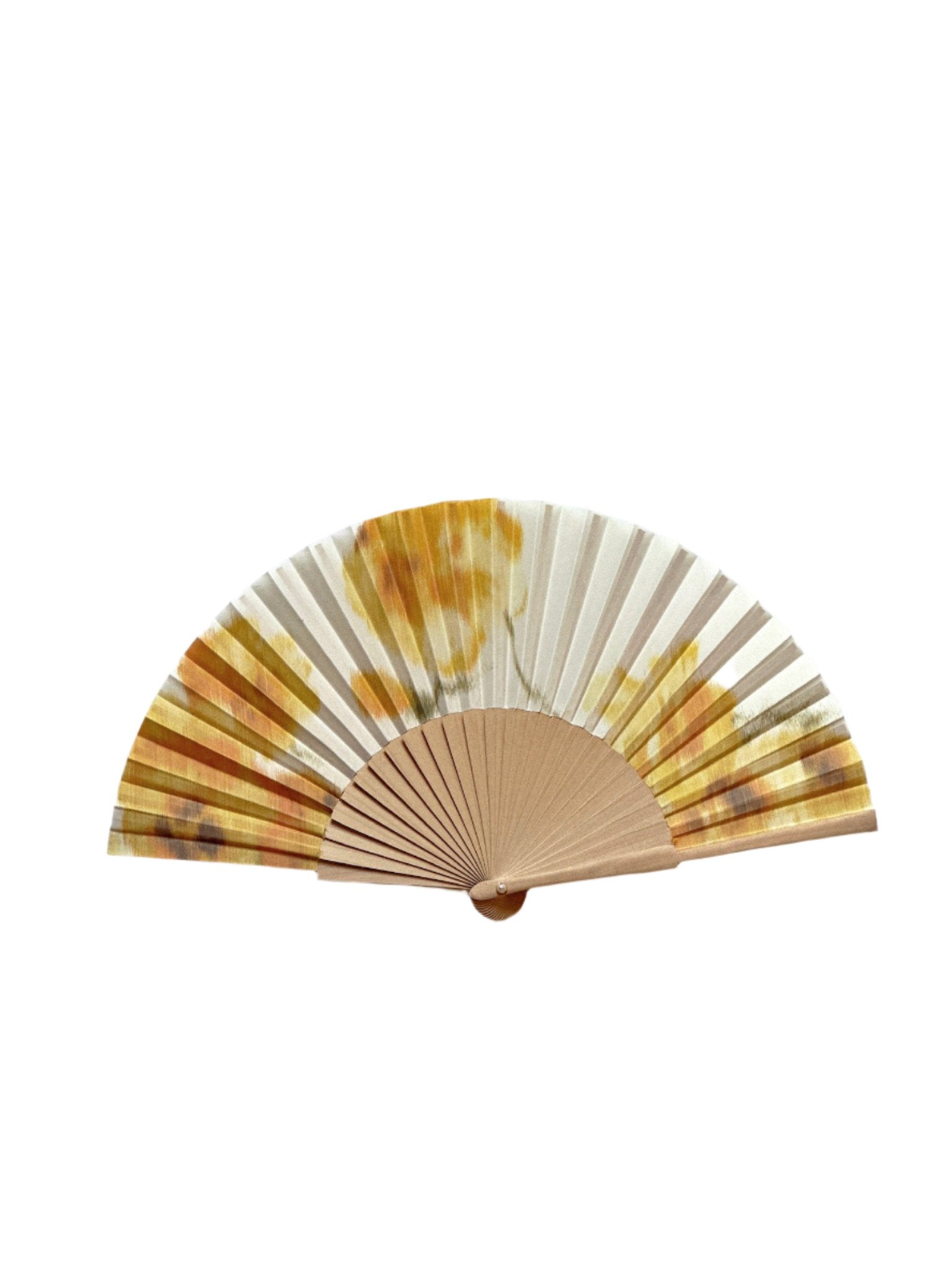 Medici Hand Fan in Light Yellow