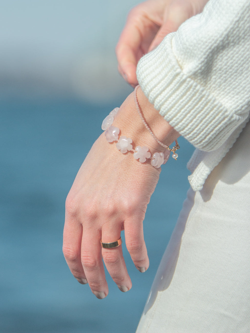 Daisy Bracelet in Pink