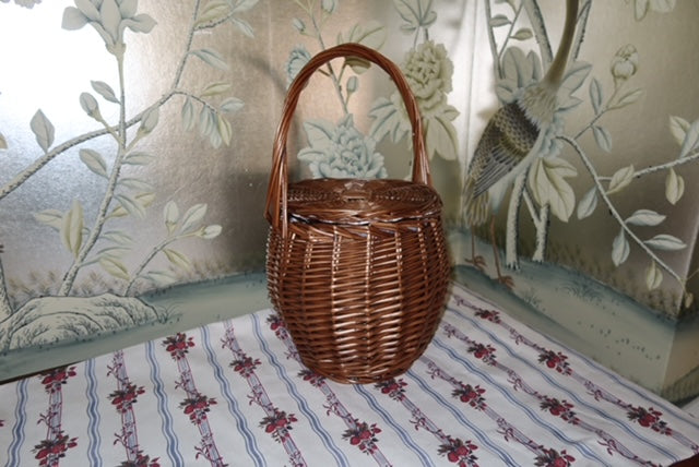 The Garden Basket in Rose Print