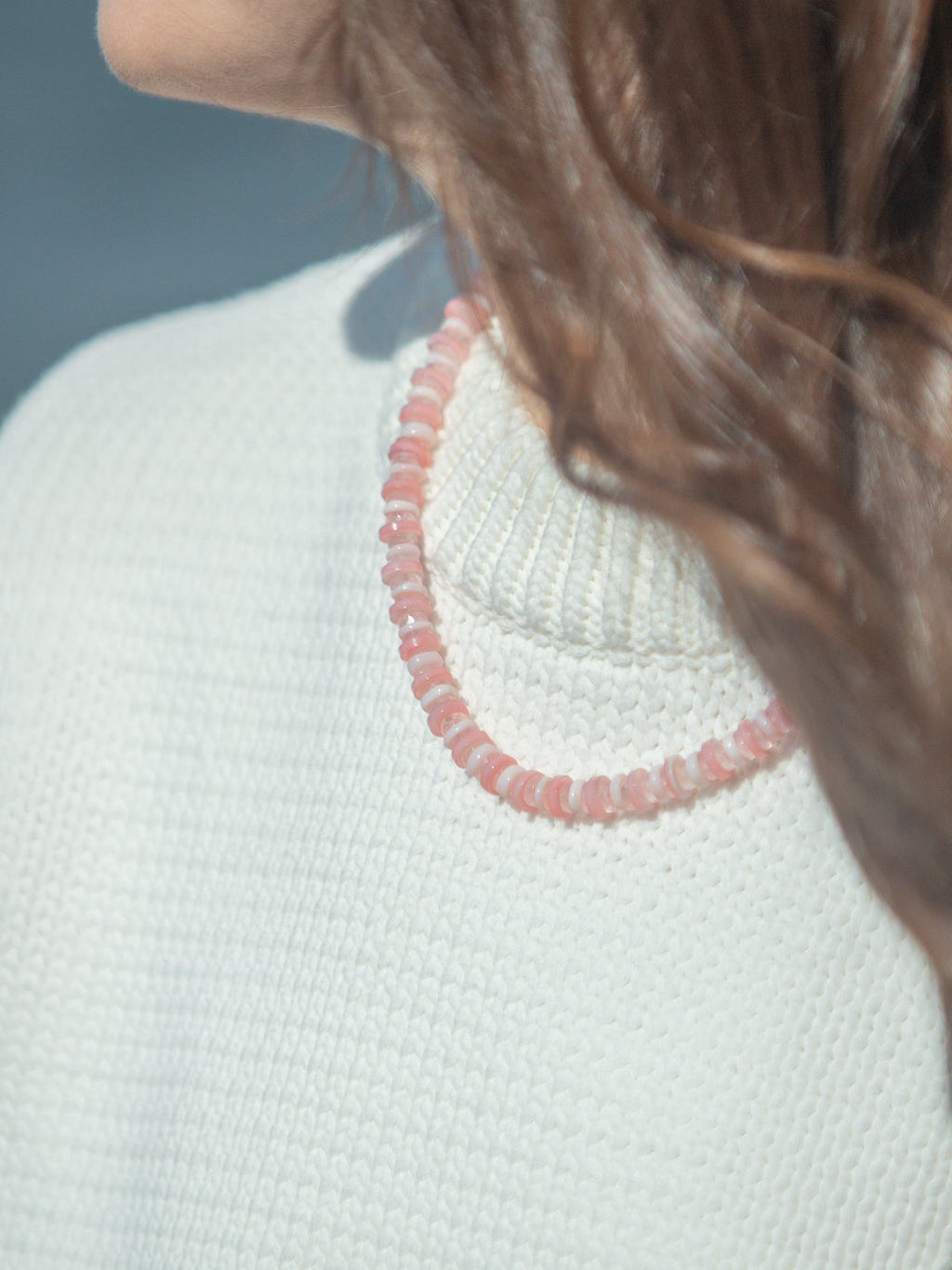 Aria Necklace in Pink