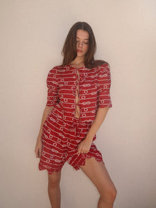 Scalloped Top in Anchor Line