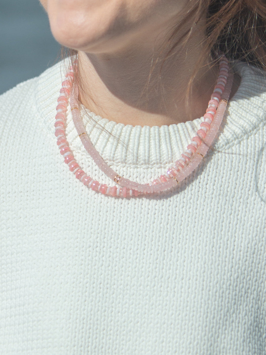 Aria Necklace in Pink