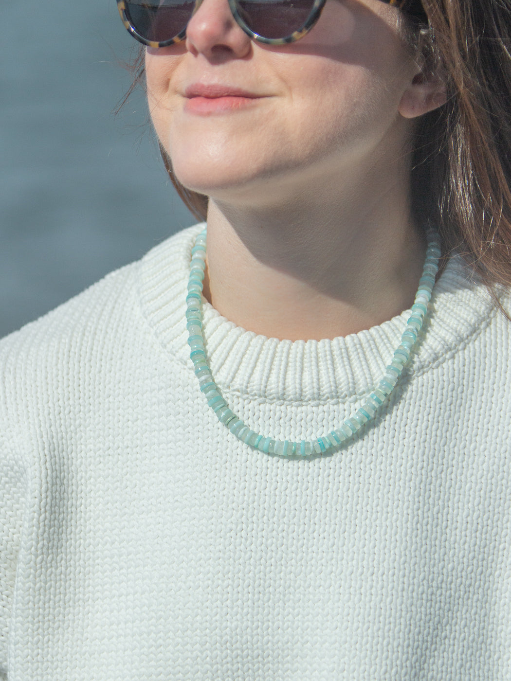 Aria Necklace in Blue