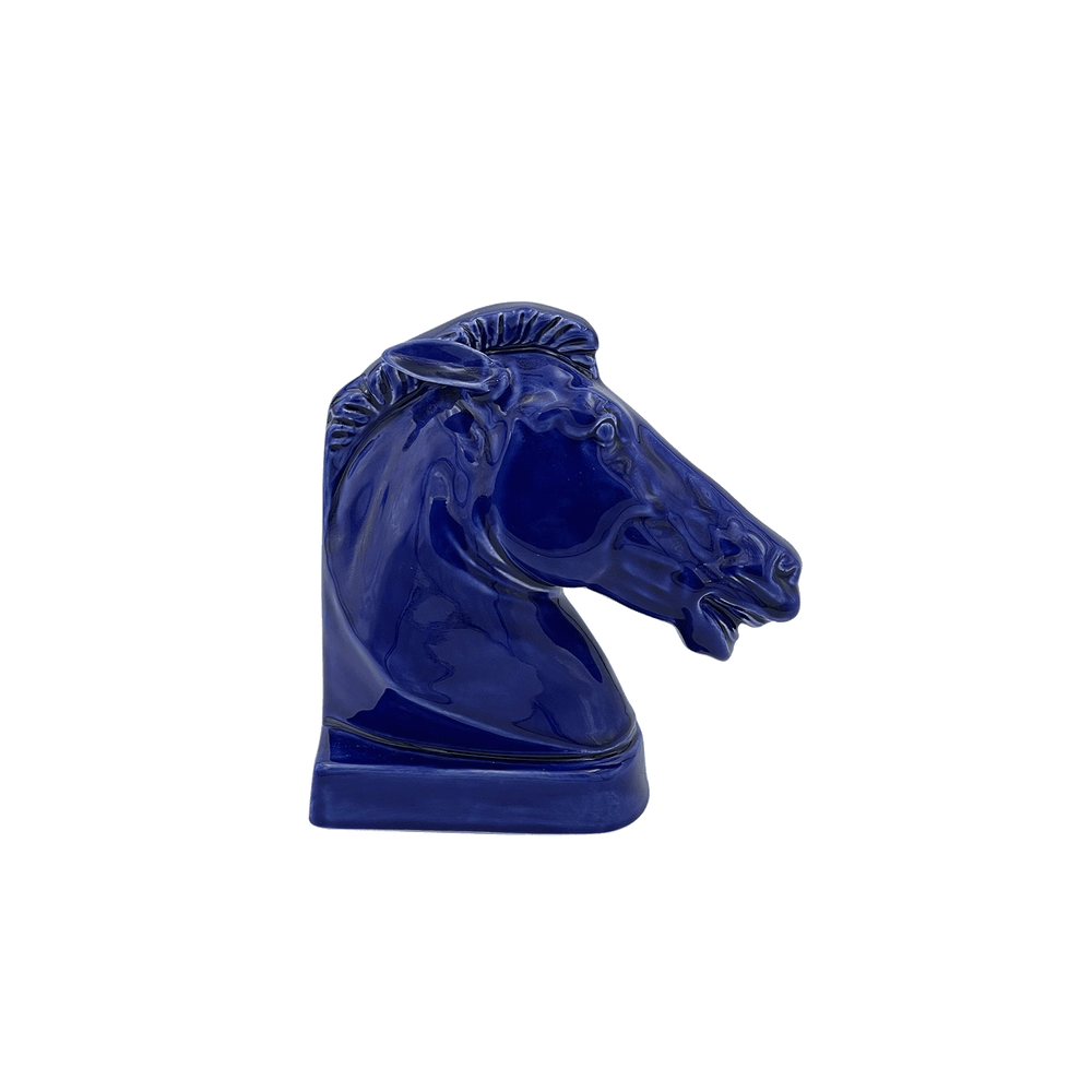 Blue Horse Bookend