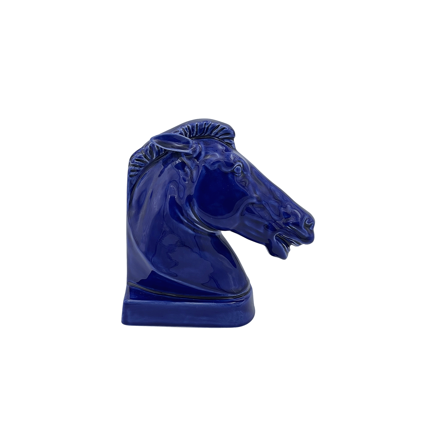 Blue Horse Bookend